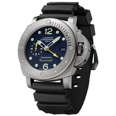 panerai gmt pole 2 pole|Insider: Panerai Luminor Submersible 1950 3 Days .